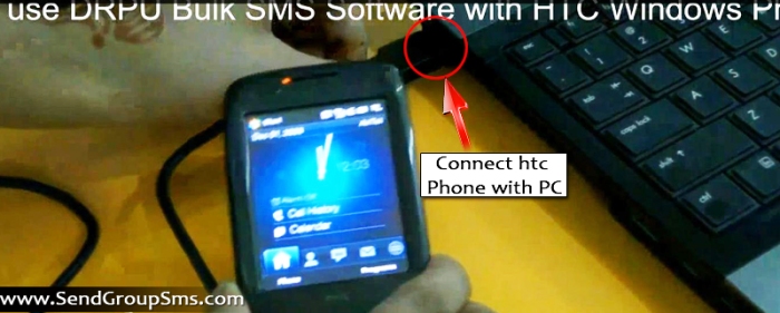 connect HTC phne with PC